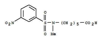 Hexanoic acid,6-[methyl[(3-nitrophenyl)sulfonyl]amino]-