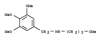 34274-04-9,N-(3-methoxypropyl)-3,4,5-trimethoxybenzylamine,Benzylamine,3,4,5-trimethoxy-N-(3-methoxypropyl)- (8CI)