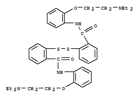 37010-18-7,Benzamide,2,2'-dithiobis[N-[2-[2-(diethylamino)ethoxy]phenyl]- (9CI),