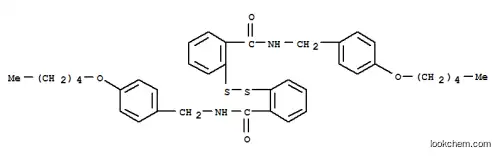 Molecular Structure of 37806-19-2 (Benzamide,2,2'-dithiobis[N-[[4-(pentyloxy)phenyl]methyl]- (9CI))