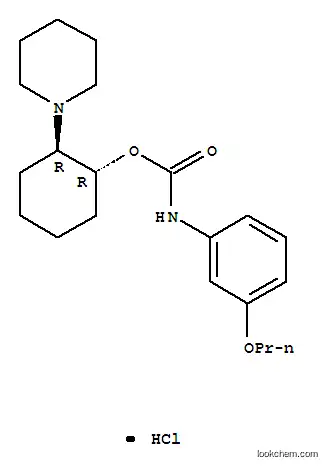 Molecular Structure of 38198-39-9 (1-[(2R)-2-{[(3-propoxyphenyl)carbamoyl]oxy}cyclohexyl]piperidinium chloride)