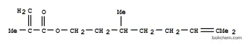 Molecular Structure of 38582-32-0 (3,7-dimethyl-6-octenyl methacrylate)