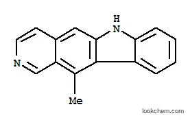 Molecular Structure of 3911-17-9 (6H-Pyrido[4,3-b]carbazole,11-methyl-)