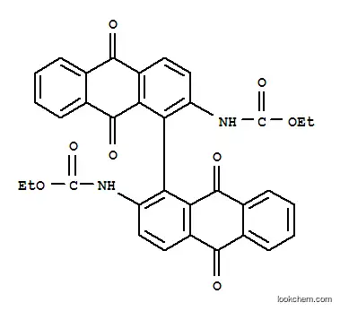 Molecular Structure of 40783-11-7 (Carbamic acid,(9,10-dihydro-9,10-dioxo[1,1'-bianthracene]-2,2'-diyl)bis-, diethyl ester (9CI))