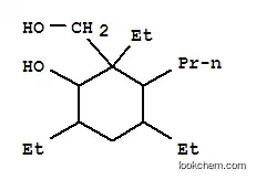 Molecular Structure of 4187-58-0 (2,4,6-triethyl-2-(hydroxymethyl)-3-propylcyclohexanol)