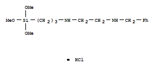42965-91-3,N-benzyl-N'-[3-(trimethoxysilyl)propyl]ethylenediamine monohydrochloride,1,2-Ethanediamine,N-(phenylmethyl)-N'-[3-(trimethoxysilyl)propyl]-, monohydrochloride (9CI);Dynasylan 1161;KBM 6123;