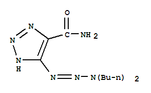1H-1,2,3-Triazole-4-carboxamide,5-(3,3-dibutyl-1-triazen-1-yl)- cas  4342-10-3