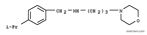 Molecular Structure of 436086-82-7 ((4-ISOPROPYL-BENZYL)-(3-MORPHOLIN-4-YL-PROPYL)-AMINE)