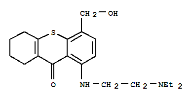9H-Thioxanthen-9-one,8-[[2-(diethylamino)ethyl]amino]-1,2,3,4-tetrahydro-5-(hydroxymethyl)- cas  4461-80-7