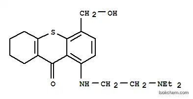 Molecular Structure of 4461-80-7 (8-{[2-(diethylamino)ethyl]amino}-5-(hydroxymethyl)-1,2,3,4-tetrahydro-9H-thioxanthen-9-one)
