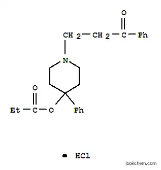 Molecular Structure of 4472-57-5 (1-(3-oxo-3-phenylpropyl)-4-phenylpiperidin-4-yl propanoate)