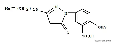 Molecular Structure of 4971-48-6 (1-(3-SULFO-4-PHENOXY)-PHENYL-3-HEPTADECYL-PYRAZOLINE-5-ONE)