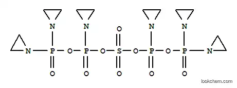Molecular Structure of 52161-26-9 (Sulfuric acid,dianhydride with 1-aziridinyl[[bis(1-aziridinyl)phosphinyl]oxy]phosphinic acid(9CI))