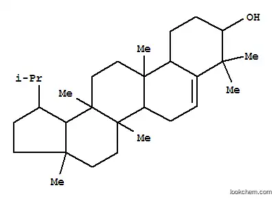 Molecular Structure of 52591-04-5 (25,26-Dinorlup-5-en-3-ol,9,13-dimethyl-, (3b,8a,9b,10a,13x,14x,17x,19x)- (9CI))