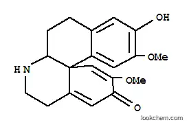 Molecular Structure of 52701-03-8 (12H-Dibenzo[d,f]quinolin-12-one,1,2,3,3a,4,5-hexahydro-7-hydroxy-8,11-dimethoxy- (9CI))