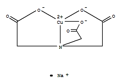 53108-47-7,Cuprate(1-),[N,N-bis[(carboxy-kO)methyl]glycinato(3-)-kN,kO]-, sodium, (T-4)- (9CI),Cuprate(1-),[N,N-bis(carboxymethyl)glycinato(3-)-N,O,O',O'']-, sodium, (T-4)-; Sodium(nitrilotriacetato)cuprate(II) (7CI); Sodium (nitrilotriacetato)cuprate(1-)