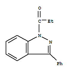 55076-18-1,1-(3-phenyl-1H-indazol-1-yl)propan-1-one,1H-Indazole,1-(1-oxopropyl)-3-phenyl- (9CI); NSC 174764