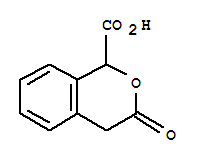 55630-93-8,3-oxo-3,4-dihydro-1H-isochromene-1-carboxylic acid,3-Isochromanone-1-carboxylicacid; NSC 121609