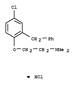 2-[4-chloro-2-(phenylmethyl)phenoxy]ethyl-dimethylazanium chloride