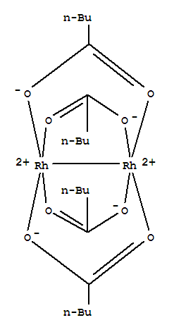 62728-88-5,RHODIUM(II) TRIMETHYLACETATE,Rhodium,tetrakis[m-(pentanoato-O:O')]di-, (Rh-Rh);Pentanoic acid, rhodium complex; Tetrakis(pentanoato)dirhodium