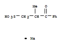 6306-21-4,2-methyl-3-oxo-3-phenylpropane-1-sulfonic acid,1-Propanesulfonicacid, 2-benzoyl-, sodium salt (8CI); NSC 22970