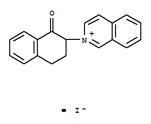 6322-08-3,2-(1-oxo-1,2,3,4-tetrahydronaphthalen-2-yl)isoquinolinium,Isoquinolinium,2-(1,2,3,4-tetrahydro-1-oxo-2-naphthalenyl)-, iodide (9CI);NSC 34388;