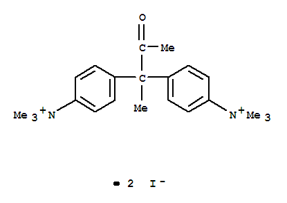 6335-47-3,Ammonium,[(1-methylacetonylidene)di-p-phenylene]bis[trimethyl-, diiodide (8CI),NSC 29849