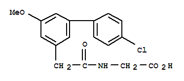 66543-24-6,Glycine,N-[(4'-chloro-5-methoxy[1,1'-biphenyl]-3-yl)acetyl]- (9CI),DKA 9gly