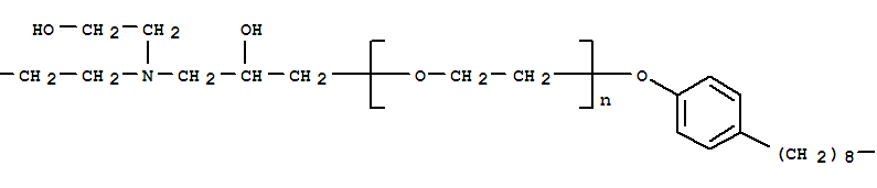 68123-25-1,Poly(oxy-1,2-ethanediyl),a-[3-[bis(2-hydroxyethyl)amino]-2-hydroxypropyl]-w-(4-nonylphenoxy)-,