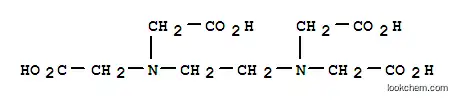 Molecular Structure of 688-55-1 (Glycine,N,N'-1,2-ethanediylbis[N-(carboxymethyl)-, labeled with carbon-14 (9CI))