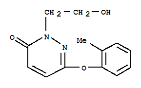 69025-00-9,2-(2-hydroxyethyl)-6-(2-methylphenoxy)pyridazin-3(2H)-one,
