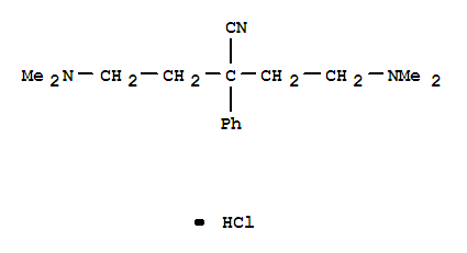 7143-15-9,4-(dimethylamino)-2-[2-(dimethylamino)ethyl]-2-phenylbutanenitrile,Butyronitrile,4-(dimethylamino)-2-[2-(dimethylamino)ethyl]-2-phenyl-, monohydrochloride (8CI)