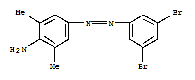 Benzenamine,4-[2-(3,5-dibromophenyl)diazenyl]-2,6-dimethyl- cas  7403-07-8