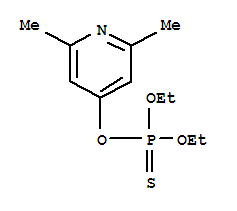 74537-00-1,Phosphorothioic acid,O-(2,6-dimethyl-4-pyridinyl) O,O-diethyl ester,