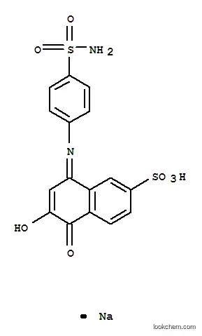 5,6-dioxo-8-[(4-sulfamoylphenyl)amino]-5,6-dihydronaphthalene-2-sulfonic acid