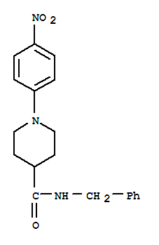 7469-72-9,N-benzyl-1-(4-nitrophenyl)piperidine-4-carboxamide,N-Benzyl-1-(4-nitrophenyl)piperidine-4-carboxamide;NSC 402202