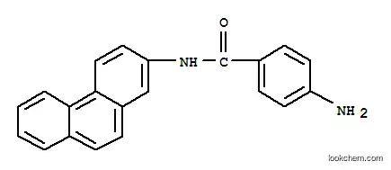 Molecular Structure of 7512-30-3 (4-amino-N-(phenanthren-2-yl)benzamide)