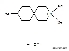 Molecular Structure of 775-73-5 (3,3,9-trimethyl-3-azoniaspiro[5.5]undecane iodide)