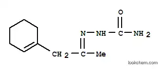 Molecular Structure of 777-61-7 ((2E)-1-cyclohex-1-en-1-ylpropan-2-one semicarbazone)