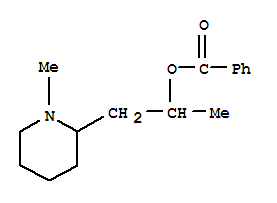 78219-32-6,1-methyl-2-(1-methylpiperidin-2-yl)ethyl benzoate,2-Piperidineethanol,a,1-dimethyl-, benzoate (ester)(9CI)