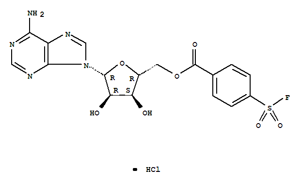 78859-42-4,5'-P-FLUOROSULFONYL-BENZOYLADENOSINE HYDROCHLORIDE,5'-[p-(Fluorosulfonyl)benzoyl]adenosinehydrochloride