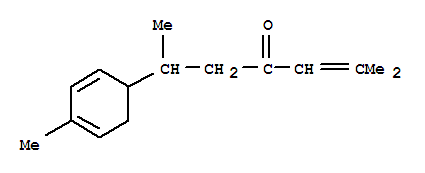 2-Hepten-4-one,2-methyl-6-(4-methyl-2,4-cyclohexadien-1-yl)-