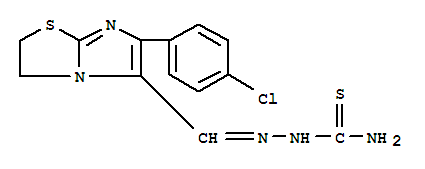 82588-50-9,6-(4-chlorophenyl)-2,3-dihydroimidazo[2,1-b][1,3]thiazole-5-carbaldehyde thiosemicarbazone,Imidazo[2,1-b]thiazole,hydrazinecarbothioamide deriv.; NSC 332743