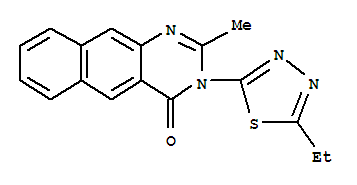 82828-68-0,3-(5-ethyl-1,3,4-thiadiazol-2-yl)-2-methylbenzo[g]quinazolin-4(3H)-one,