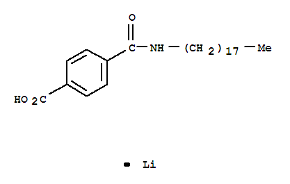 Benzoic acid,4-[(octadecylamino)carbonyl]-, lithium salt (1:1)