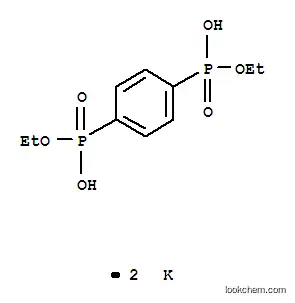 Molecular Structure of 84605-01-6 (Phosphonic acid,1,4-phenylenebis-, P,P'-diethyl ester, dipotassium salt (9CI))