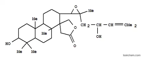 Molecular Structure of 85206-97-9 (Spiro[furan-3(2H),1'(2'H)-phenanthren]-5(4H)-one,dodecahydro-7'-hydroxy-2'-[(2S,3S)-3-[(2R)-2-hydroxy-4-methyl-3-pentenyl]-3-methyloxiranyl]-4'b,8',8',10'a-tetramethyl-,(1'S,2'R,4'aR,4'bR,7'S,8'aR,10'aR)- (9CI))