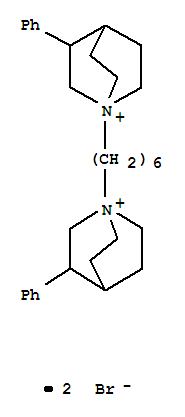 89382-10-5,1,1'-Hexamethylenebis[3-phenylquinuclidiniumbromide] (7CI),