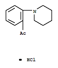 92039-61-7,1-[2-(piperidin-1-yl)phenyl]ethanone,Acetophenone,2'-piperidino-, hydrochloride (7CI)