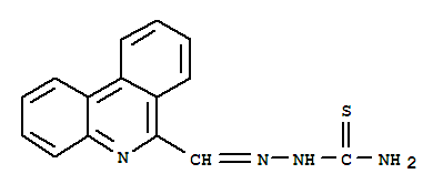 92460-79-2,phenanthridine-6-carbaldehyde thiosemicarbazone,Phenanthridine,hydrazinecarbothioamide deriv.; NSC 352758